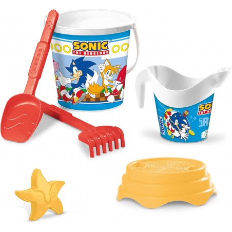 Seau de plage Sonic garni