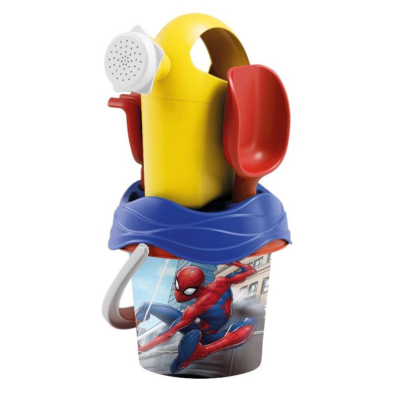 Seau de plage spiderman garni 13 cm