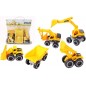 Pack de 3 camions de chantiers 18 cm Pack de 3 camions de chantiers 18 cm