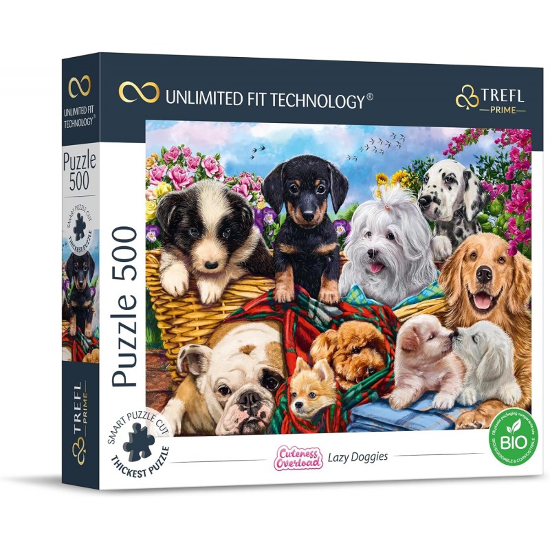 Puzzle 500 piéces équipe de chiens Puzzle 500 piéces équipe de chiens