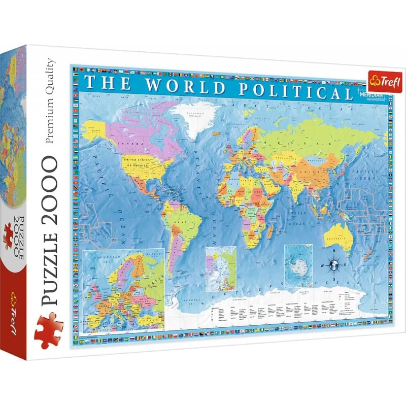 Puzzle 2000 piéces carte du monde Puzzle 2000 piéces carte du monde