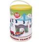 Baril Train Bois 60 Pièces Baril Train Bois 60 Pièces