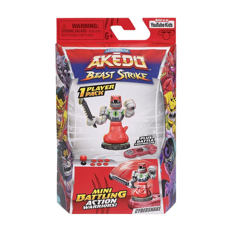 Akedo-Mini guerrier Cybersnake Akedo-Mini guerrier Cybersnake
