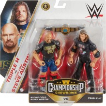 Figurine wwe championship  Series 15 Triple H et Steve Austin