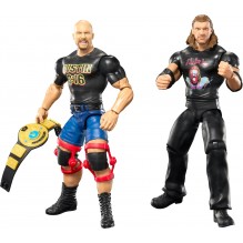 Figurine wwe championship  Series 15 Triple H et Steve Austin