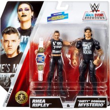 Figurine wwe championship  Series 20 Rhea Ripley et Dirty Dominik Mysterio