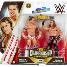 Figurine wwe championship  Series 16 British Bulldog et Shawn Michaels