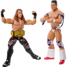 Figurine wwe championship  Series 16 British Bulldog et Shawn Michaels