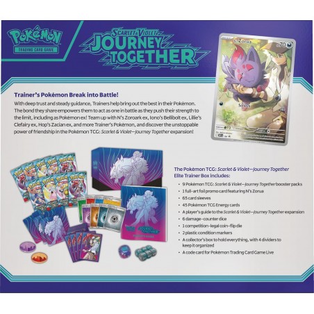 Pokémon - ETB - Coffret Dresseur d'Elite - EV09 Ecarlate et Violet - Aventures Ensemble
