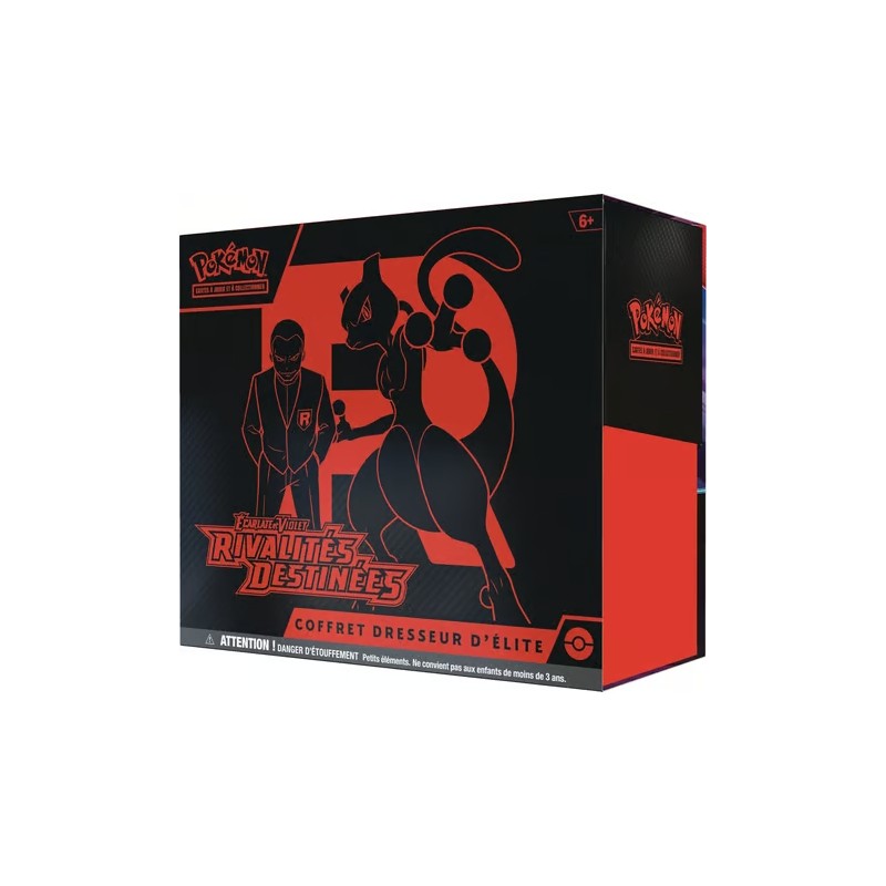 Pokémon JCC - Écarlate et Violet - Coffret Dresseur d'Élite EV10 Rivalités Destinées Pokémon JCC - Écarlate et Violet - Coffret Dresseur d'Élite EV10 Rivalités Destinées