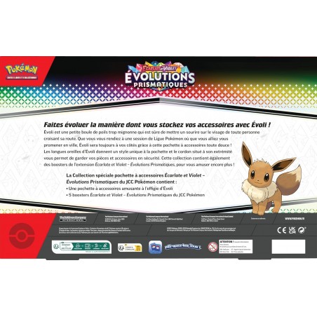 Collection spéciale Pochette à Accessoires Écarlate et Violet – Évolutions Prismatiques du JCC Pokémon