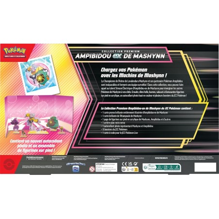 Pokémon: Collection Premium Ampibidou-ex de Mashynn du Pokémon JCC (1 Carte Promo Brillante entièrement illustrée