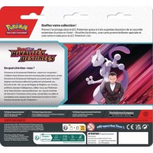 Pokémon JCC - Écarlate et Violet - Pack Blister de 3 Boosters EV10 Rivalités Destinées (1 Booster aléatoire)