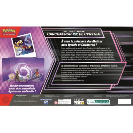 Pokémon JCC : Collection Premium Carchacrok-ex de Cynthia