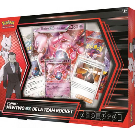 Pokémon JCC : Coffret Mewtwo-ex de la Team Rocket