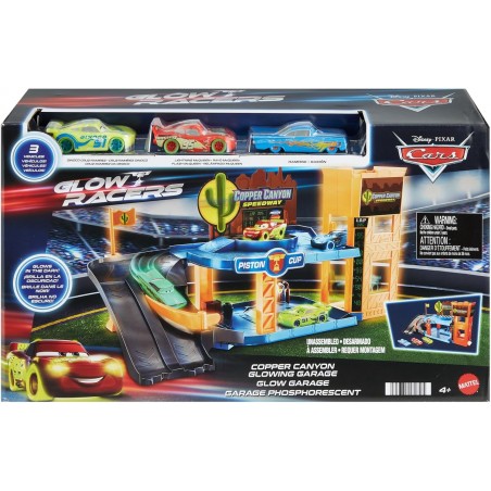 Coffret cars 3 Véhicules et Garage Phosphorescent