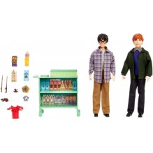 Coffret Poupées Harry Et Ron 30 Cm Avec Plus De 10 Accessoires À Bord Du Poudlard Express