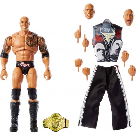 WWE Ultimate Edition Figurine et accessoires, The Rock de 15,2 cm