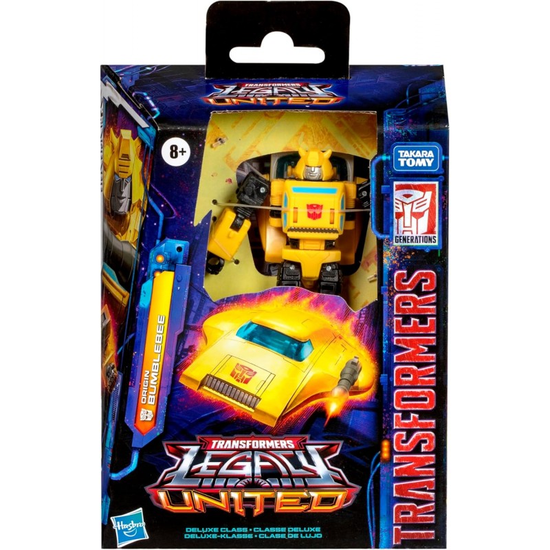 Transformers Generations Legacy, Figurine Origin Bumblebee Classe Deluxe Transformers Generations Legacy, Figurine Origin Bumblebee Classe Deluxe