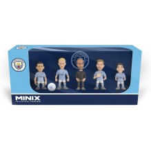 Pack de 5 figurines Manchester City Guardiola/Haaland/Foden/De Bruyne/Julián Álvarez