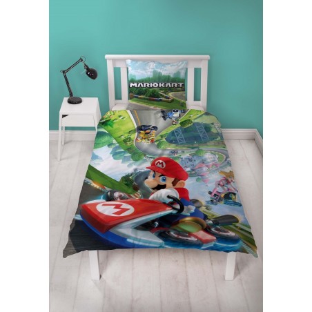 Housse de couette Mariokart polyester