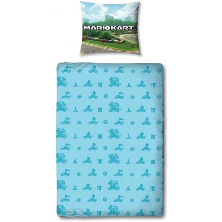 Housse de couette Mariokart polyester