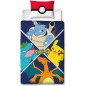 Housse de couette Pokémon Pikachu starter évolution II réversible