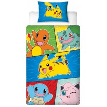 Housse de couette Pokémon Pikachu  réversible