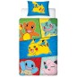 Housse de couette Pokémon Pikachu  réversible