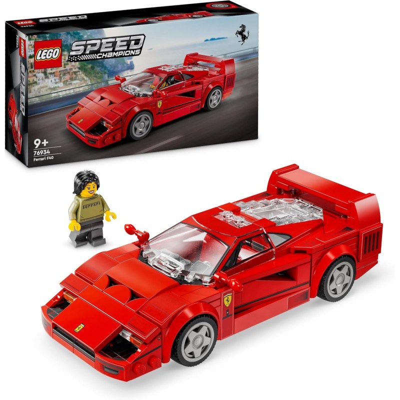 Lego F1 Ferrari F40 - Jeu de Construction avec véhicule de Course 76934 Lego F1 Ferrari F40 - Jeu de Construction avec véhicule de Course 76934