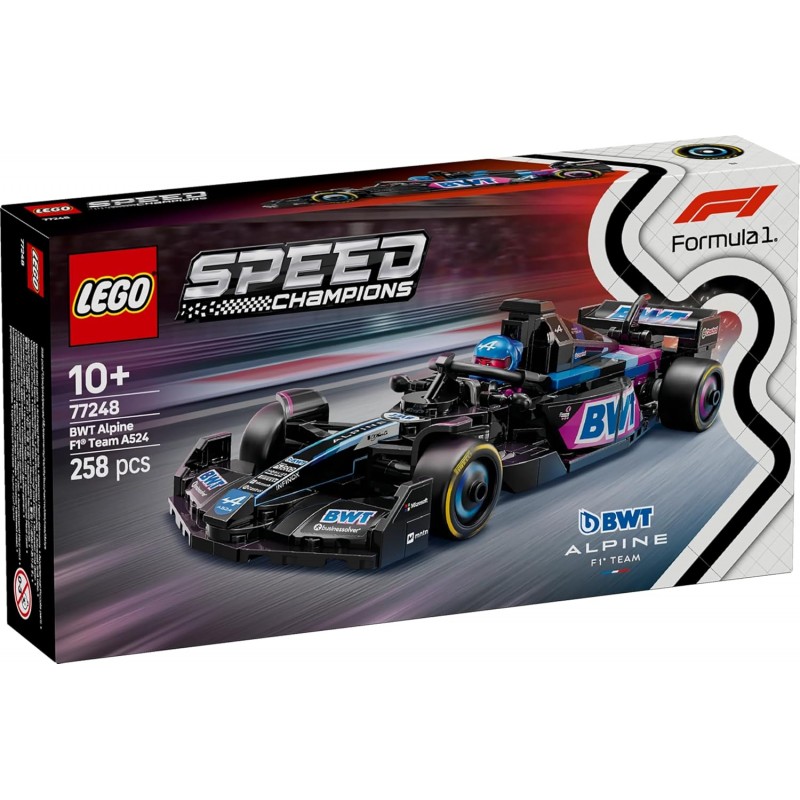 Lego Speed Champions Voiture F1 BWT Alpine Team A524  77248