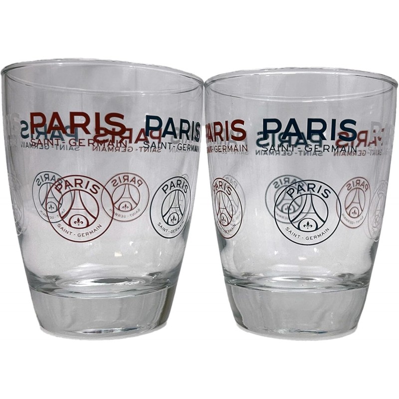 Set 2 verres à eau Paris saint germain Set 2 verres à eau Paris saint germain
