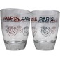 Set 2 verres à eau Paris saint germain