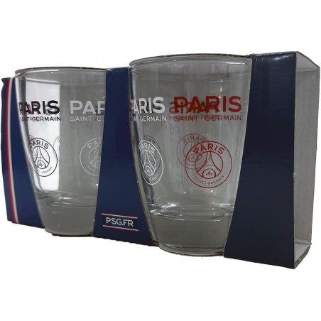 Set 2 verres à eau Paris saint germain