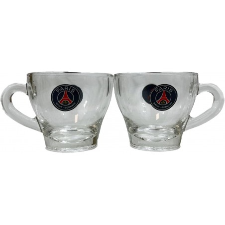 Set 2 tasses à café expresso Paris Saint Germain