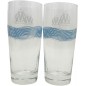 Set 2 verres à bière Olympique de Marseille