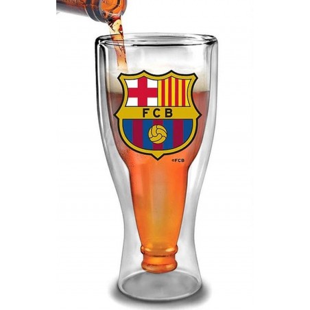 Verre à bière FC Barcelone en plastique