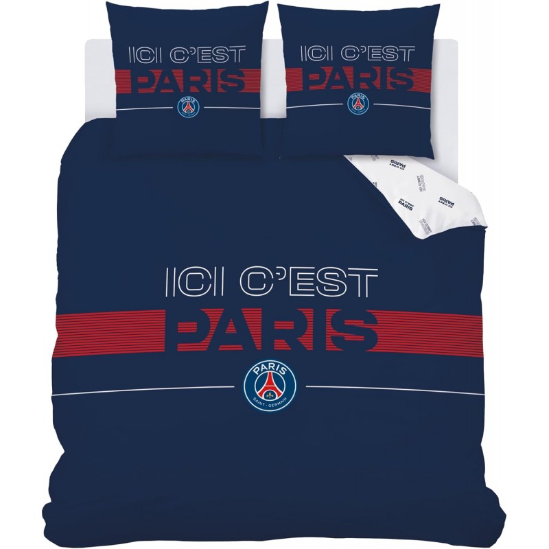 Housse de couette Paris Saint Germain 2 places