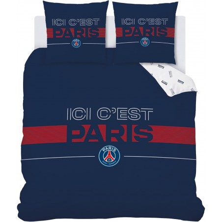 Housse de couette Paris Saint Germain 2 places