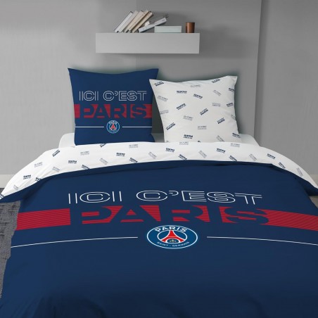 Housse de couette Paris Saint Germain 2 places