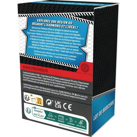 Bundles 6 Boosters Pokémon EV10.5 Foudre Noire