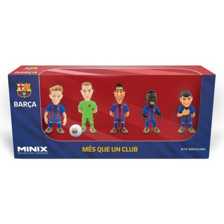 Pack de 5 figurines Fc Barcelone