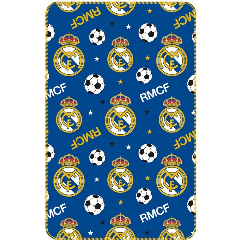 Plaid Real Madrid bleu   150 X 95 cm