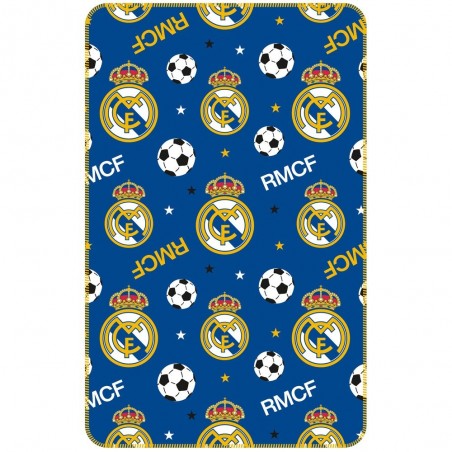 Plaid Real Madrid bleu   150 X 95 cm