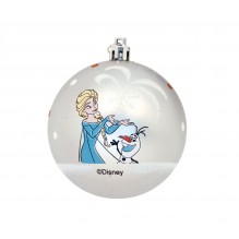 Lot de 6 boules de sapin de Noël 8 cm la reine des neiges 2