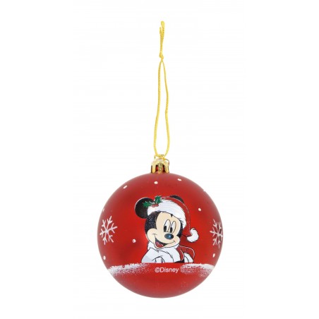 Lot de 6 boules de sapin de Noël 8 cm Mickey