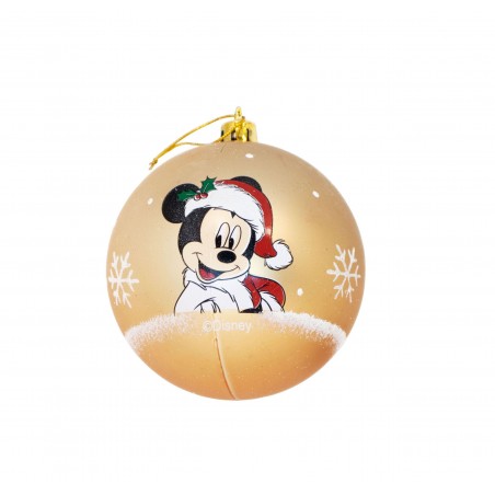 Lot de 6 boules de sapin de Noël 8 cm Mickey