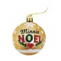 Lot de 6 boules de sapin de Noël 8 cm Minnie Lot de 6 boules de sapin de Noël 8 cm Minnie