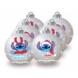 Lot de 10 boules de sapin de Noël Stitch 6 cm