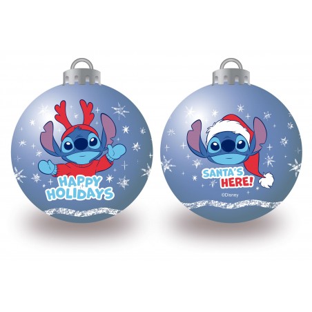Lot de 10 boules de sapin de Noël 6 cm Stitch 6